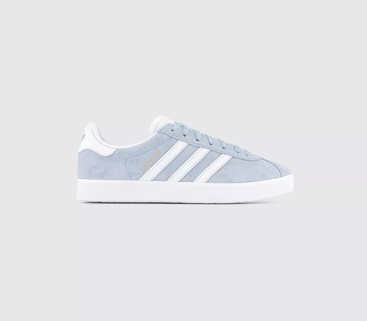 adidas Gazelle 85 Trainers  Clear Sky White Gold Met