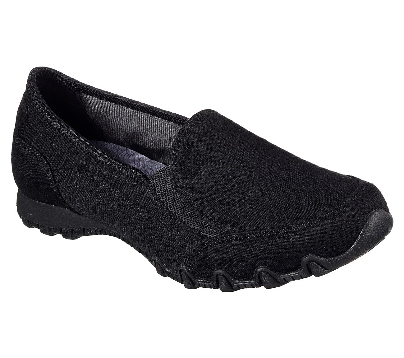 Skechers Women Relaxed Fit: Bikers - Lounger Black
