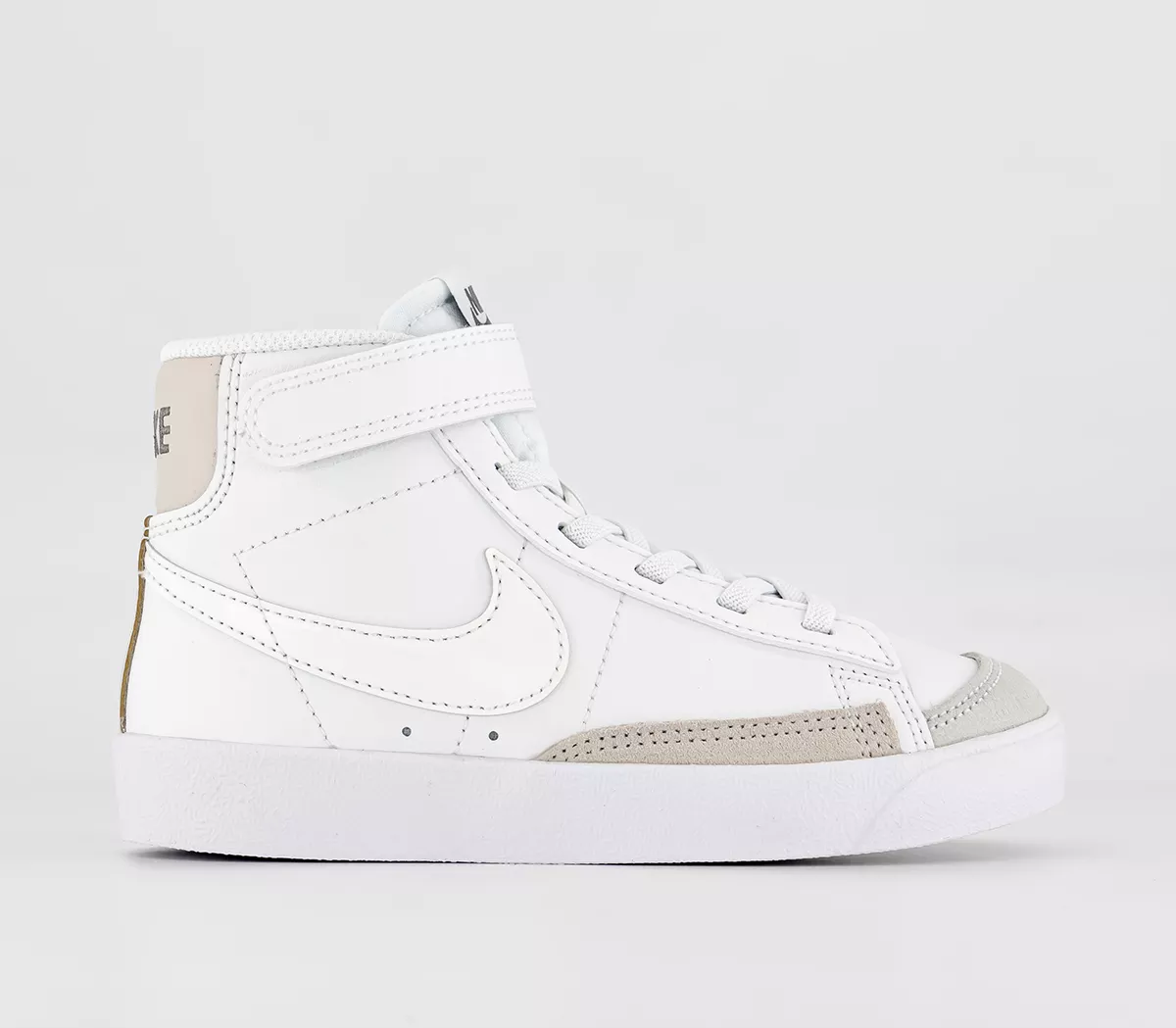 Nike Blazer Mid '77 Kids Trainers  Summit White Clear Orewood White