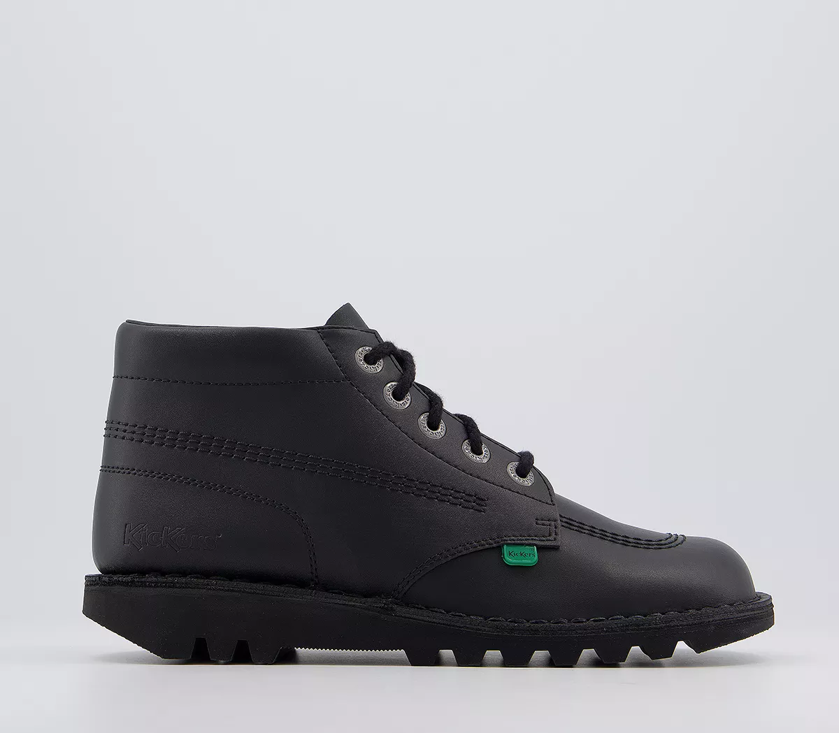 Kickers Kick Hi Boots Black Black Leather