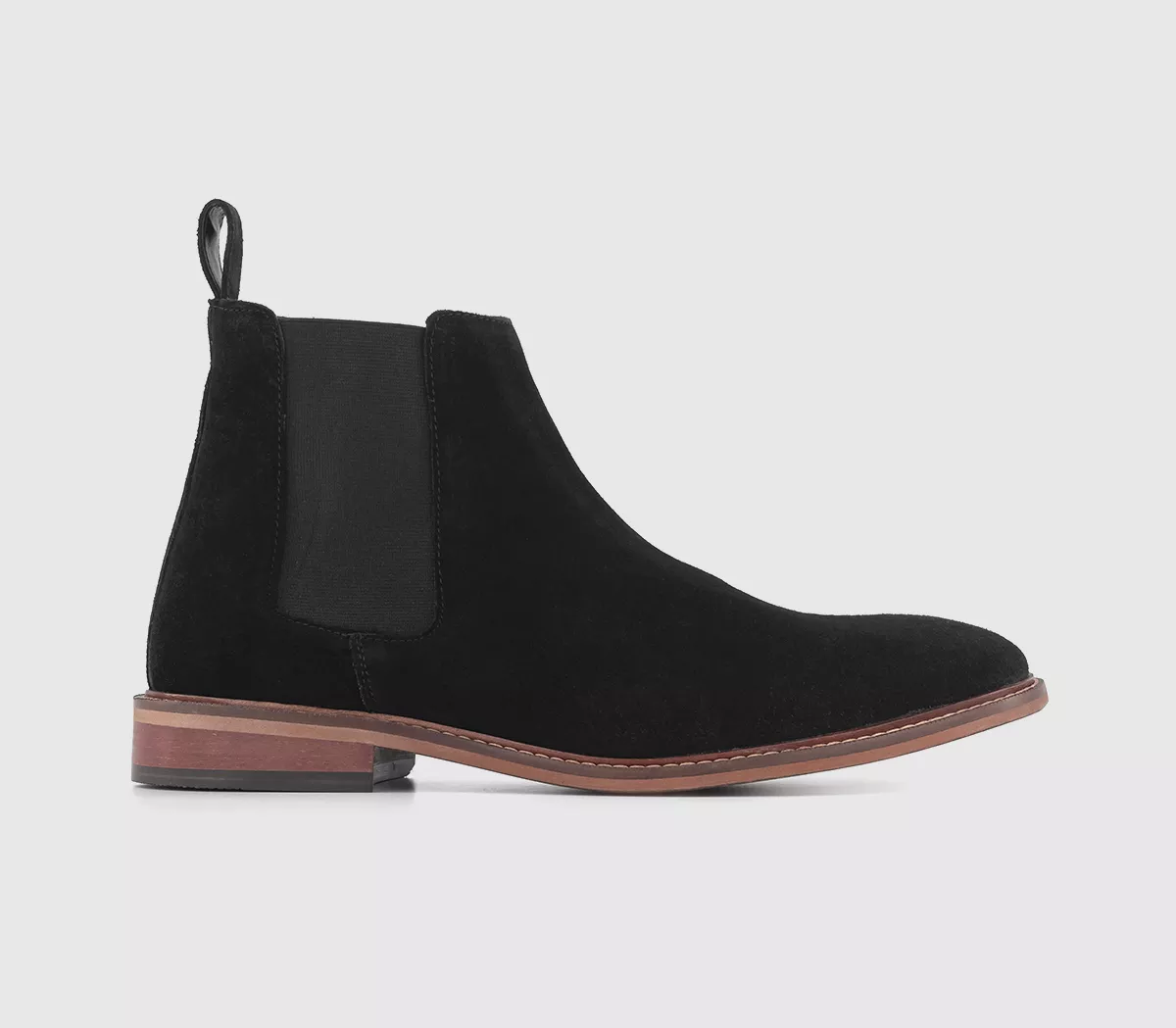OFFICE Beacon Chelsea Boots Black Suede
