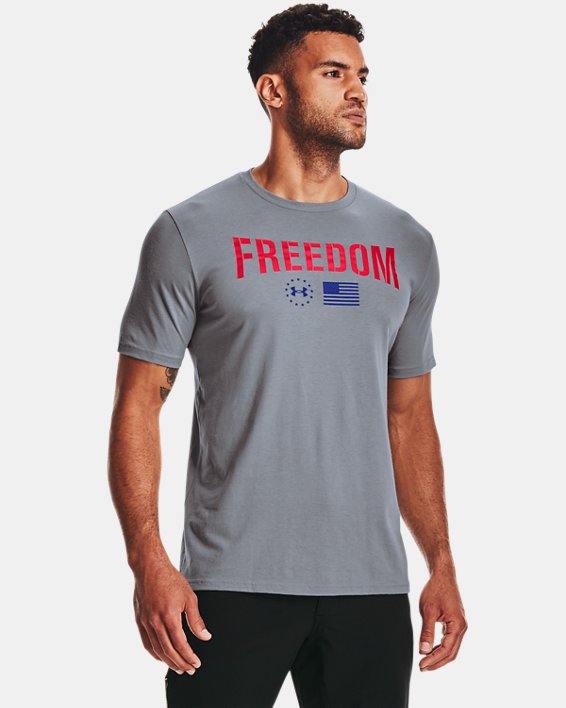 Men's UA Freedom Lockup Flag T-Shirt