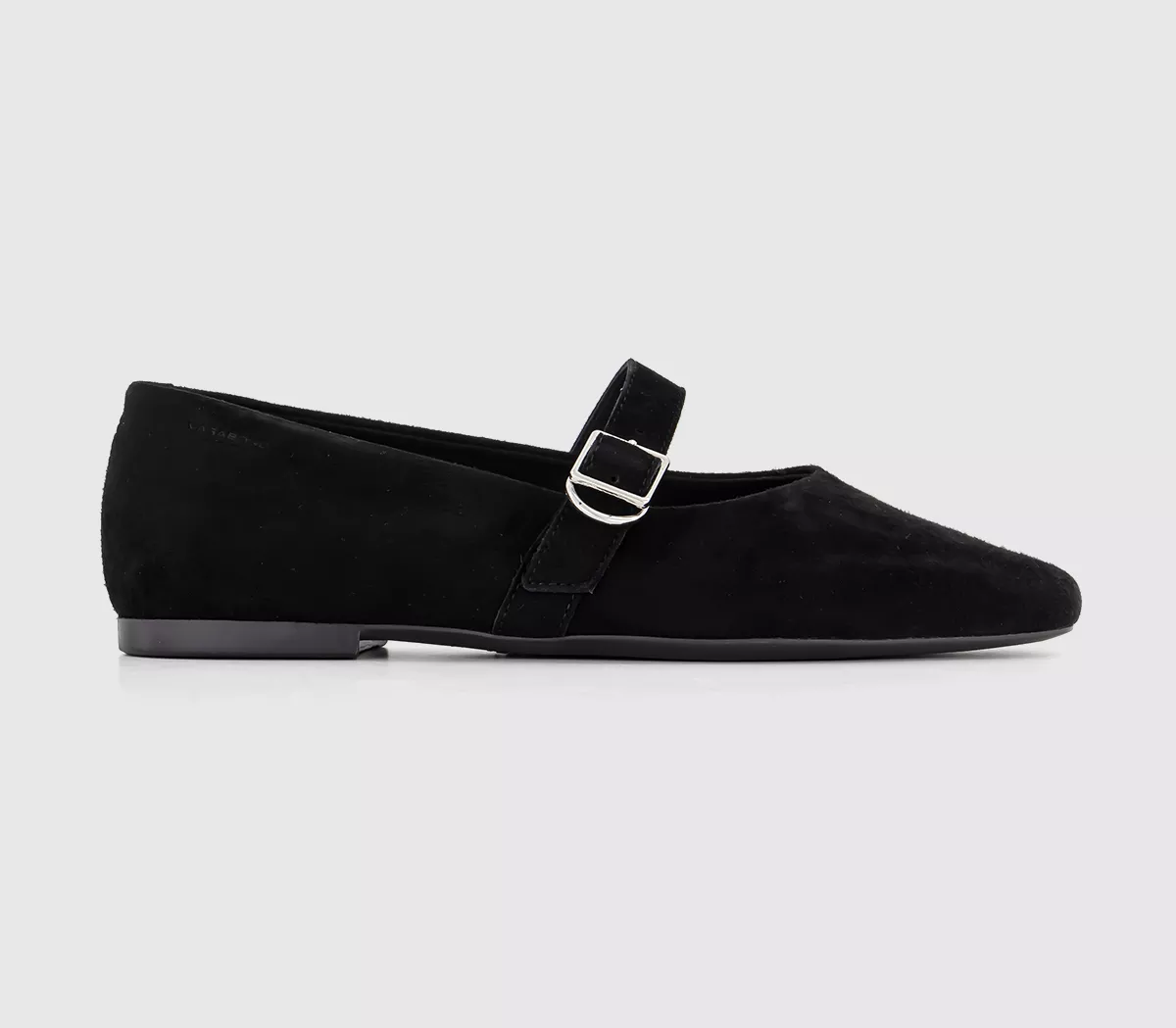 Vagabond Shoemakers Jolin Strap Ballerina Black Suede