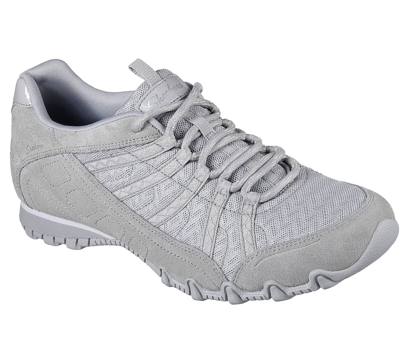 Skechers Women Relaxed Fit: Bikers - Commotion Gray
