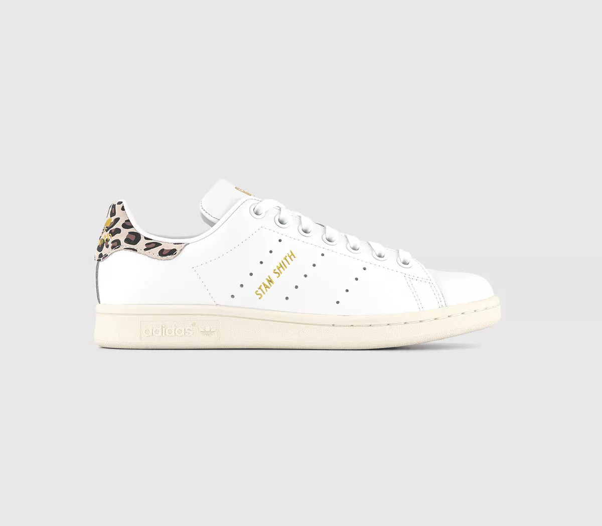 adidas Stan Smith Trainers White Leopard Print