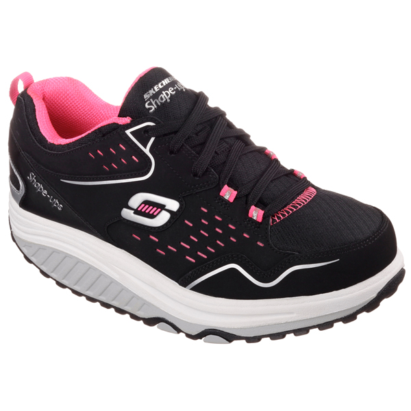 Skechers Women Shape-UPS 2.0 - Everyday Comfort Black/Hot Pink