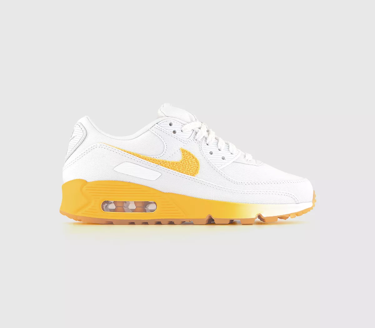 Nike Air Max 90 Trainers White Citron Pulse Alabaster Sail