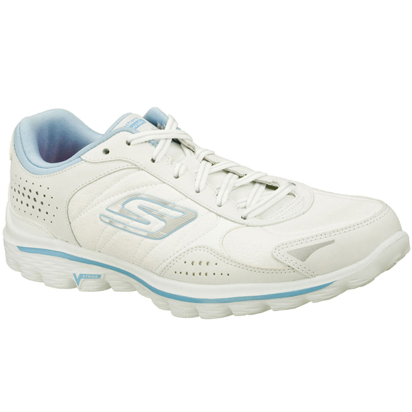 Skechers Women GOwalk 2 - Flash LT White/Blue
