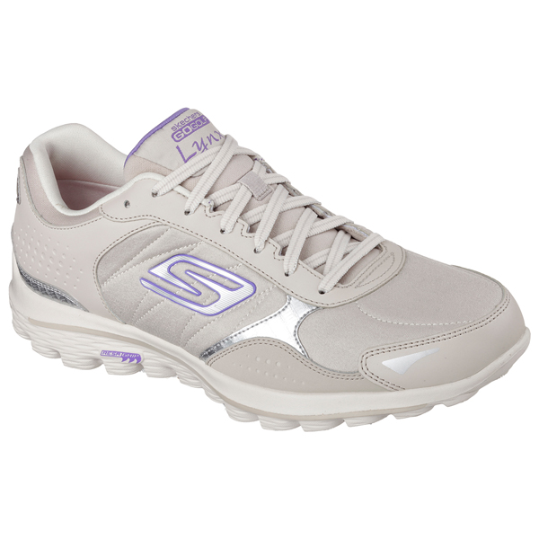Skechers Women GOwalk 2 Golf - Lynx LT Natural/Purple