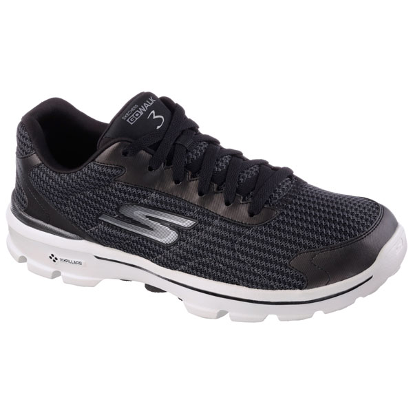 Skechers Men Extra Wide Fit (4E) Shoes - Fitknit Black/White