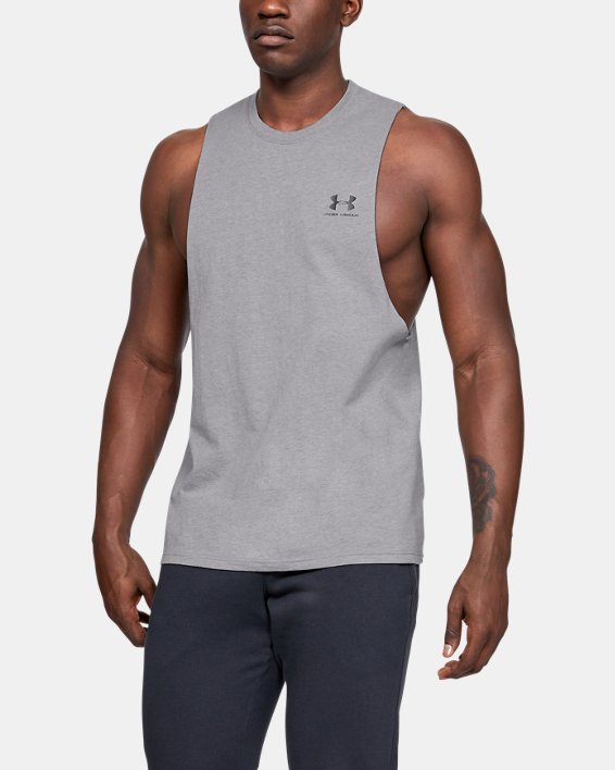 Men's UA Sportstyle Left Chest Cut-Off Tank