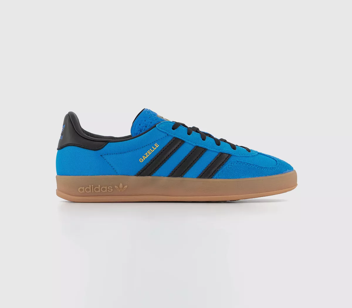 adidas Gazelle Indoor Trainers Bright Blue Black Gum