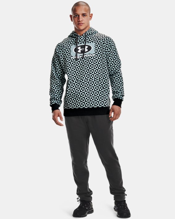 Men's UA Rival Fleece Geo Print Hoodie