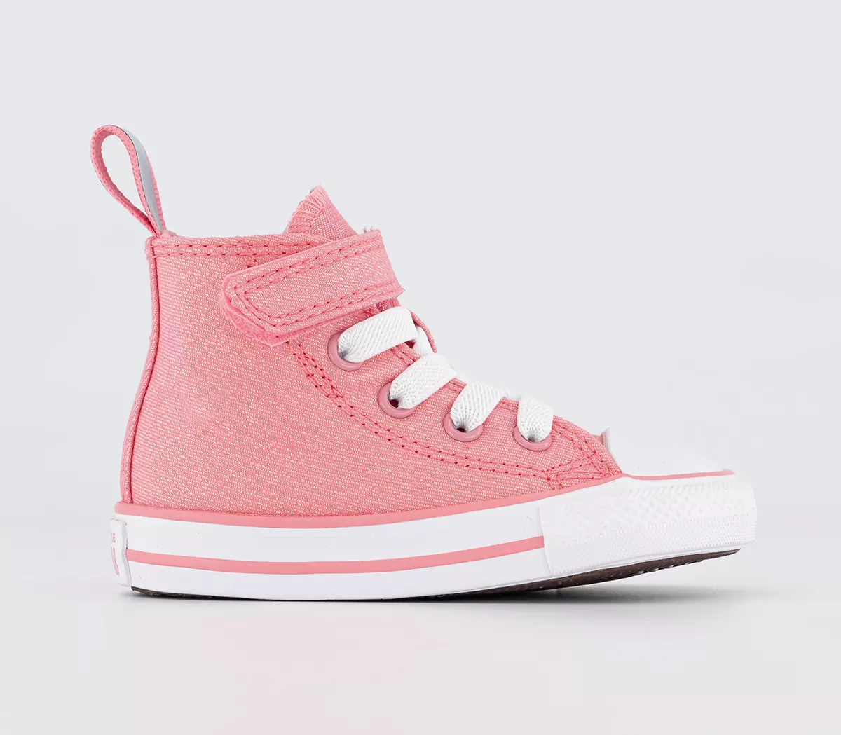 Converse All Star Hi 1vlace Trainers  Lawn Flamingo White White