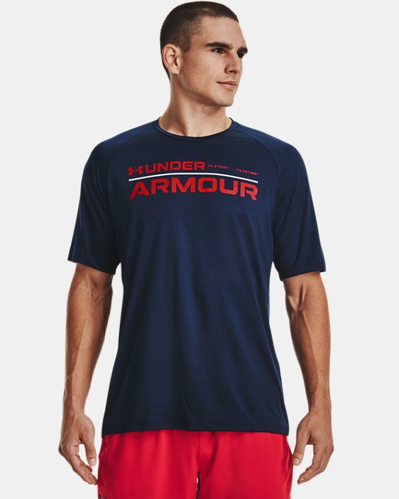 Men's UA Tech 2.0 Wordmark Short Sleeve