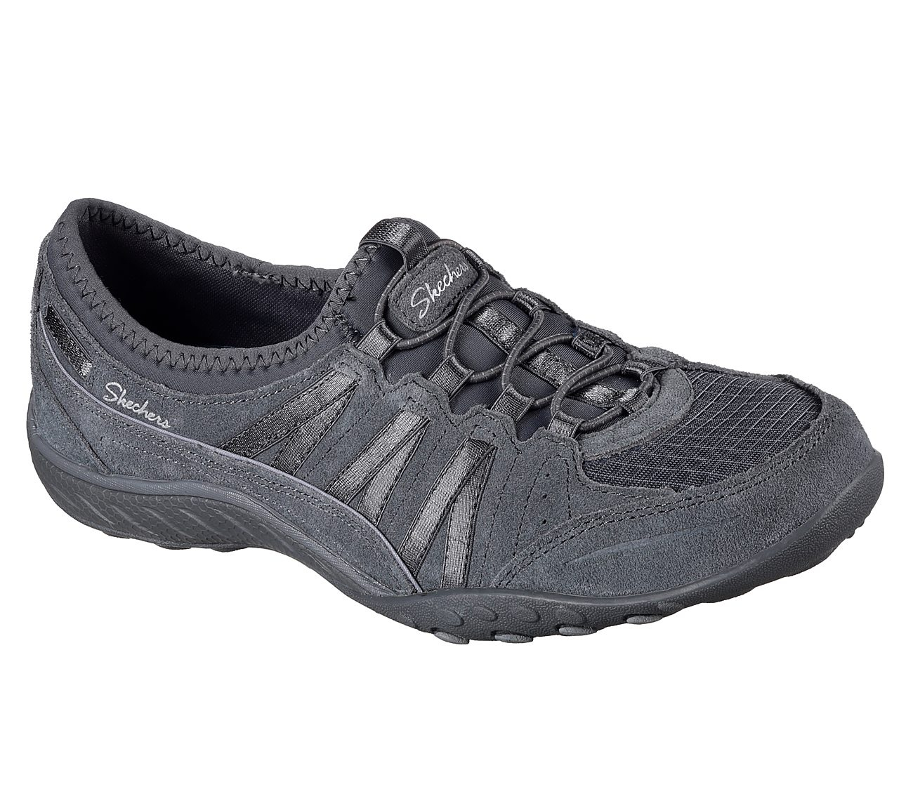 Skechers Women Relaxed Fit: Breathe Easy - Moneybags Charcoal