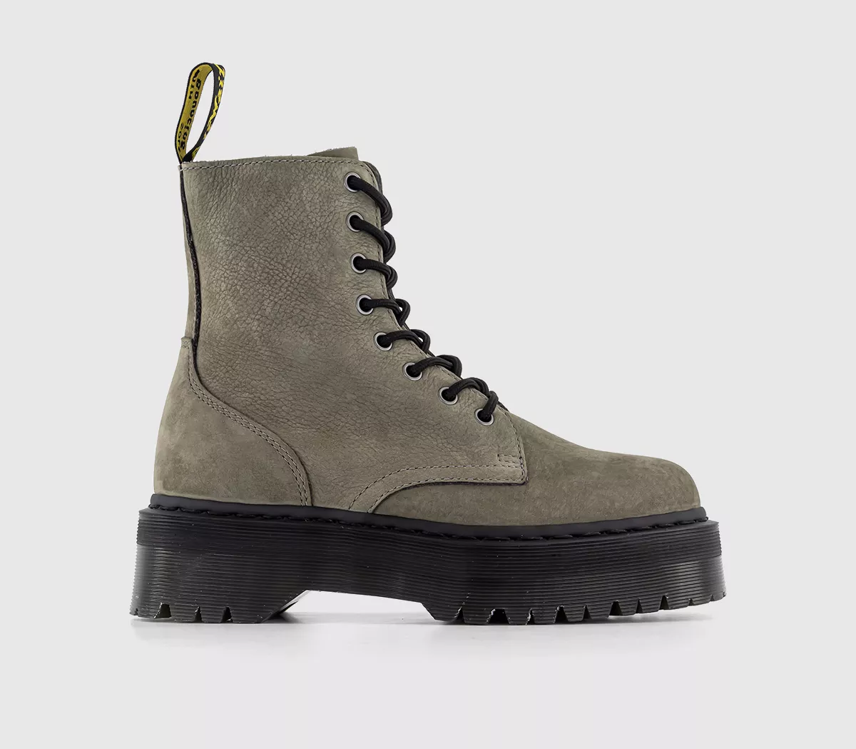 Dr. Martens Jadon 8 Eye Boots Nickel Grey