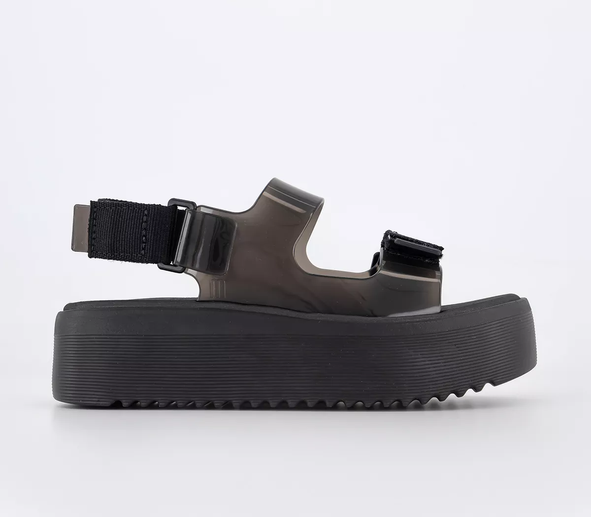 Melissa Melissa Brave Papete Platform Sandals  Black