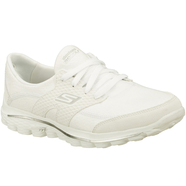 Skechers Women GOwalk 2 Golf - White/Silver