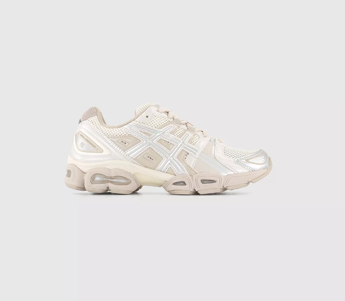 Asics Gel Nimbus 9 Trainers  Cream Mineral Beige