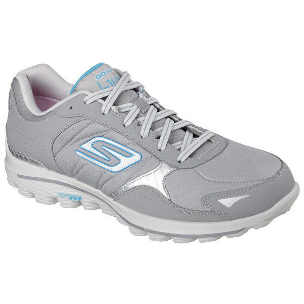 Skechers Women GOwalk 2 Golf - Lynx LT Gray/Blue
