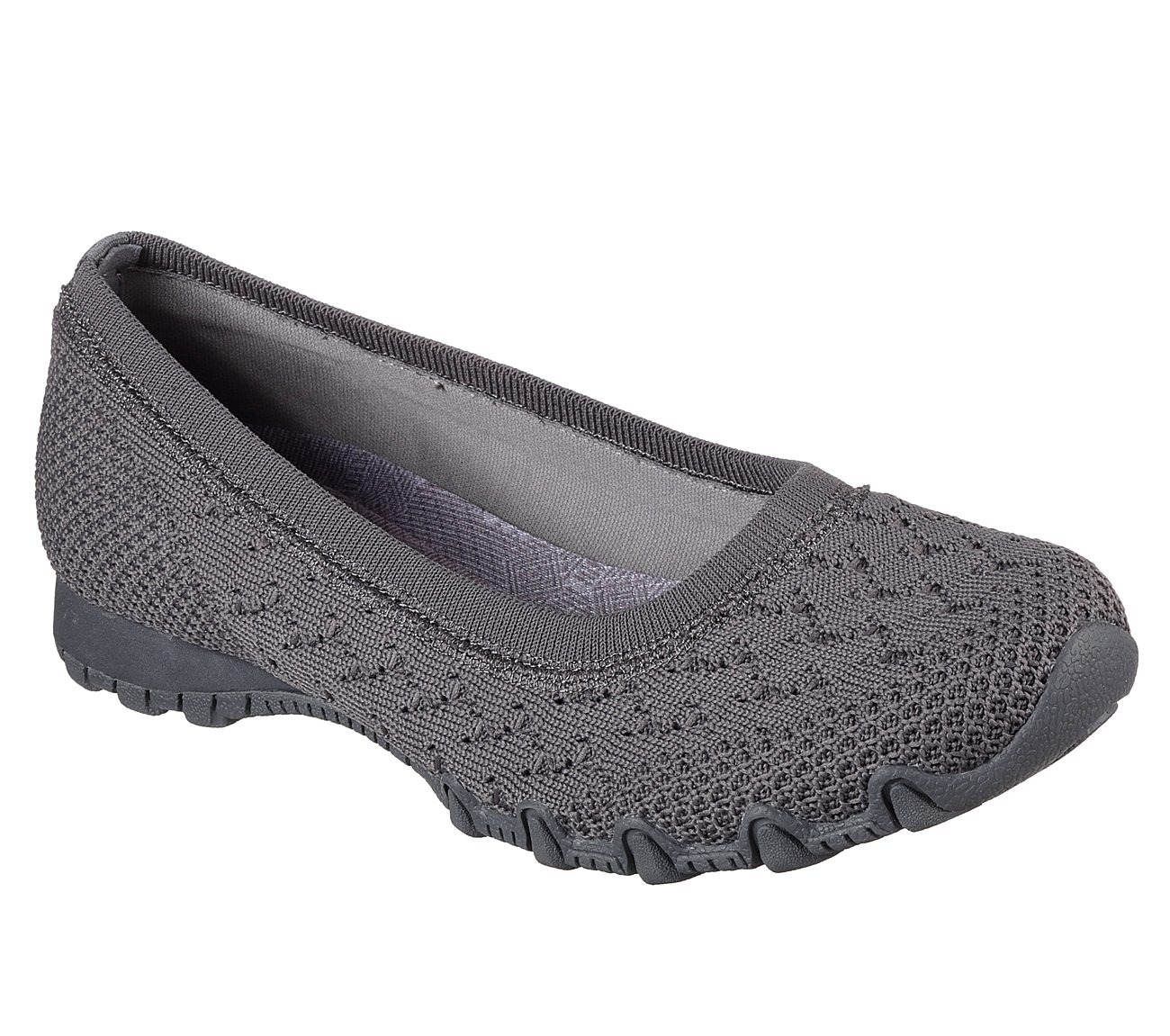 Skechers Women Relaxed Fit: Bikers - Witty Knit Charcoal