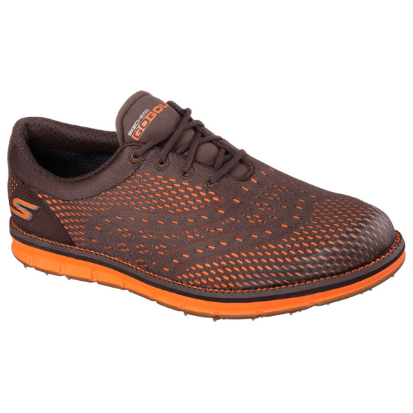 Skechers Men Extra Wide Fit (4E) Shoes - Brown/Orange