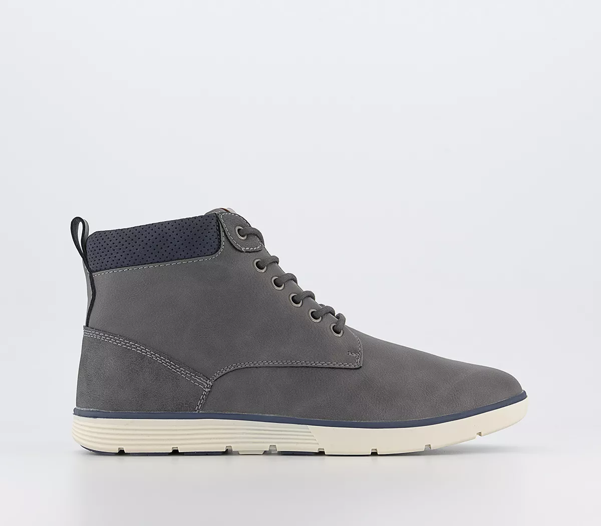 OFFICE Calverton Mid Top Sneaker Boots Grey