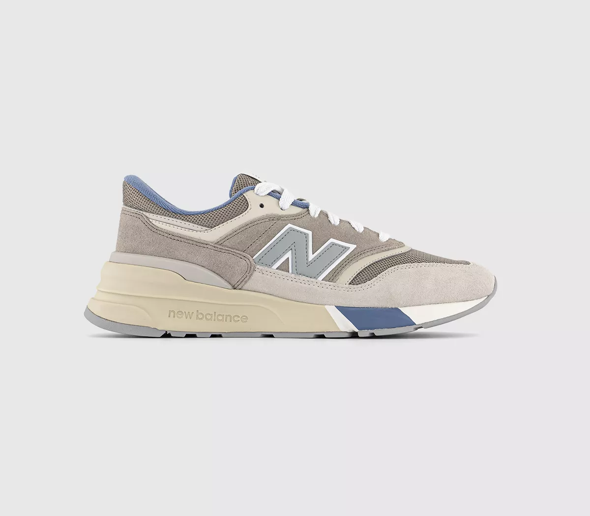 New Balance U997 Trainers  Driftwood Blue Grey Cream