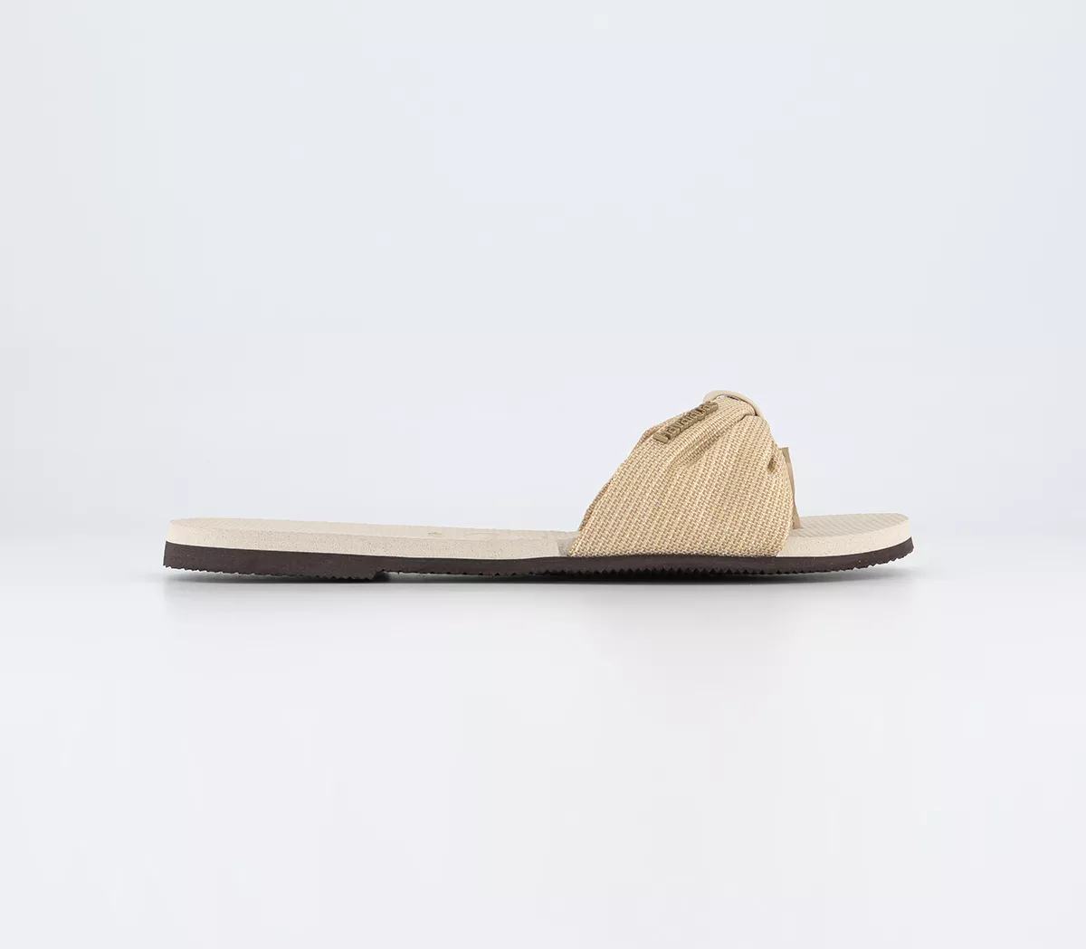 Havaianas You St Tropez Shine Sliders  Beige