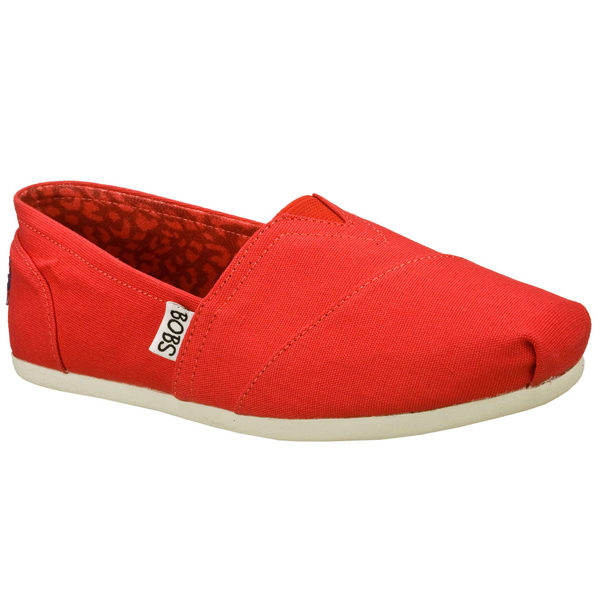 Skechers Women Bobs Plush - Peace and Love Red