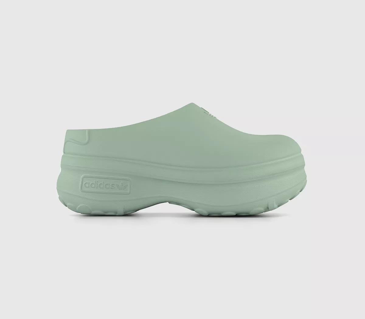 adidas Adifom Stan Mules Silver Green Silver Green Black