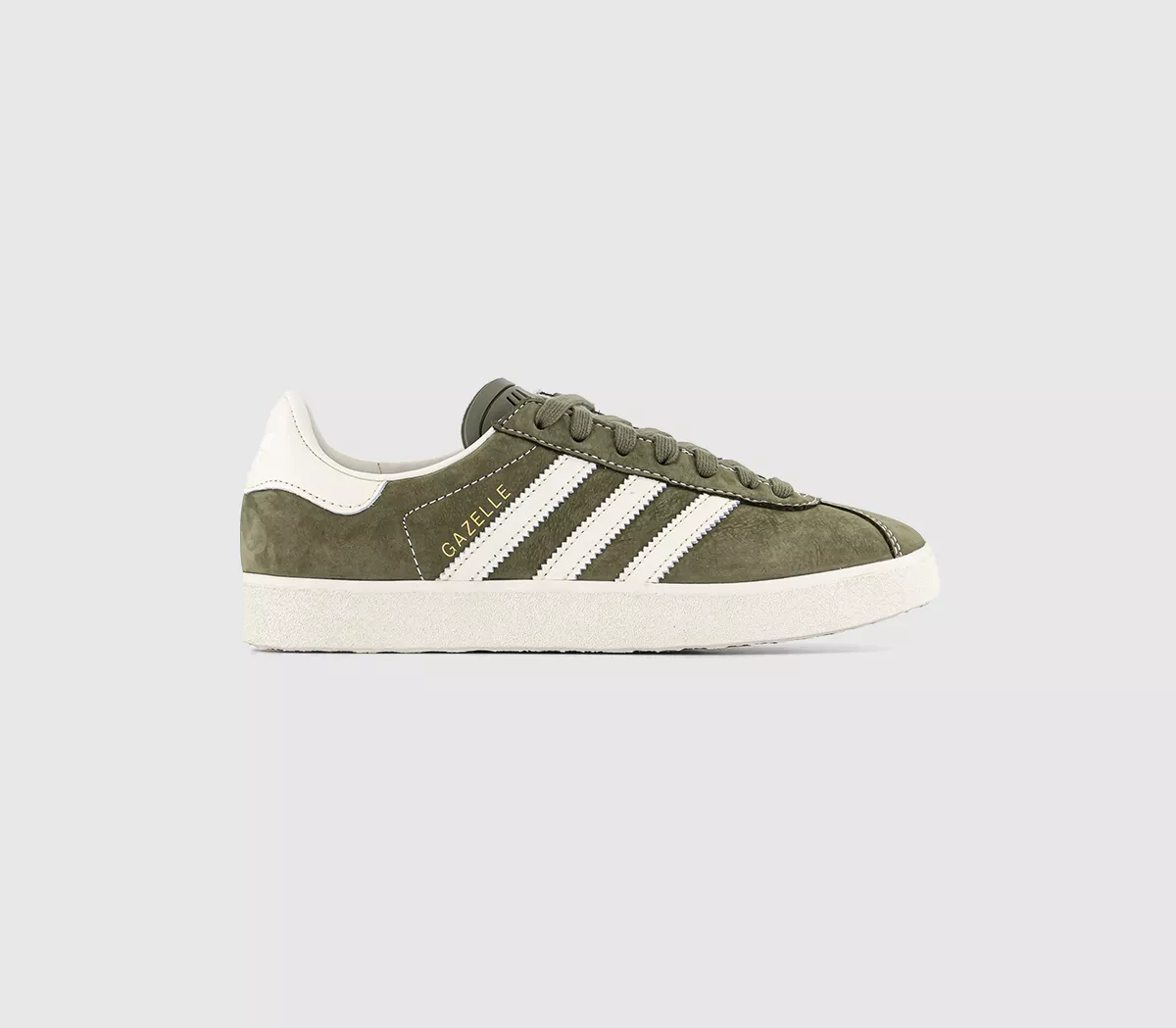 adidas Gazelle 85 Trainers  Olive Strata Chalk White Wonder White