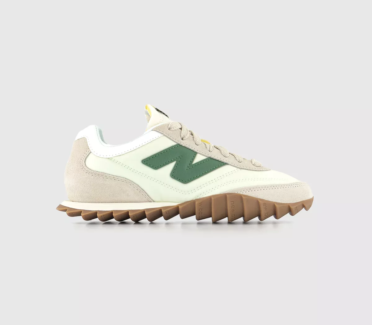 New Balance RC30 Trainers  Angora White Green Gum