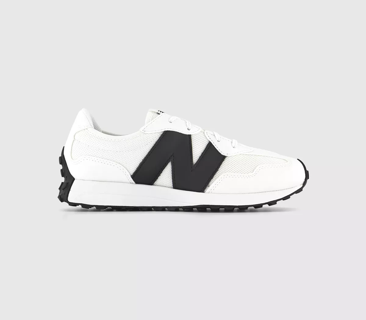 New Balance 327 Junior Trainers  White Black