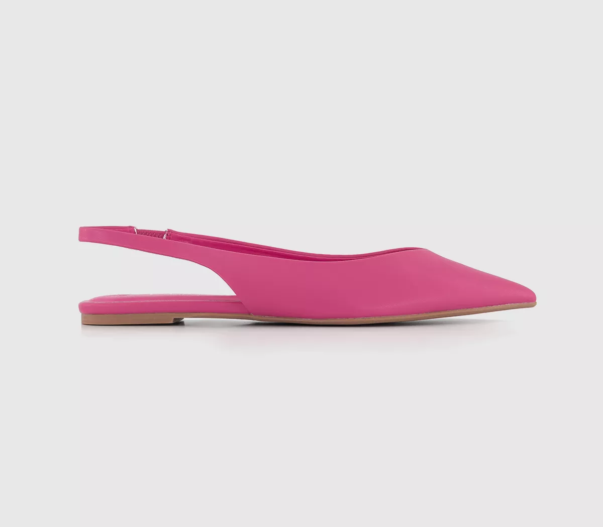 OFFICE Fling Pointed Sling Backs Pink
