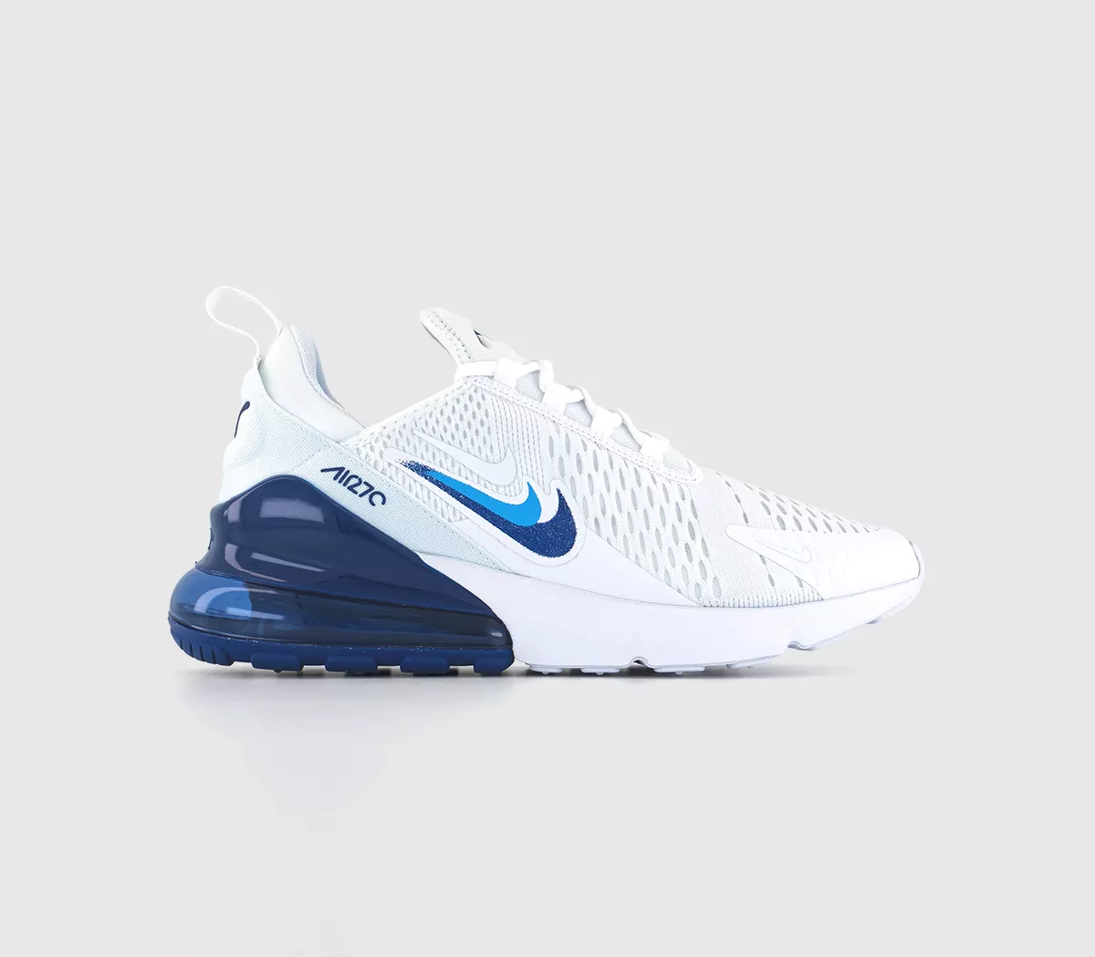 Nike Air Max 270 Trainers White White University Blue
