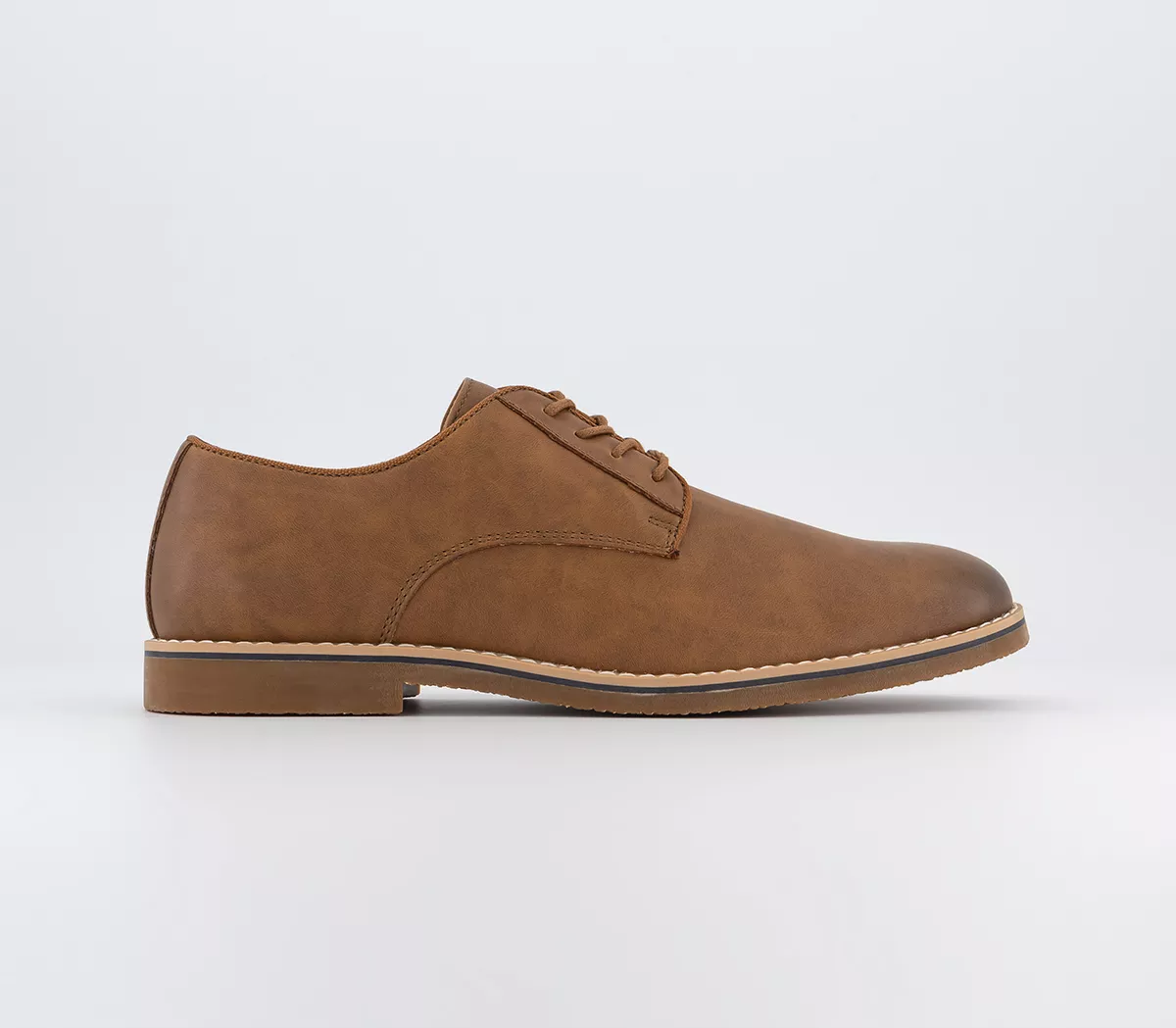 OFFICE Chandler Derby Shoes Tan