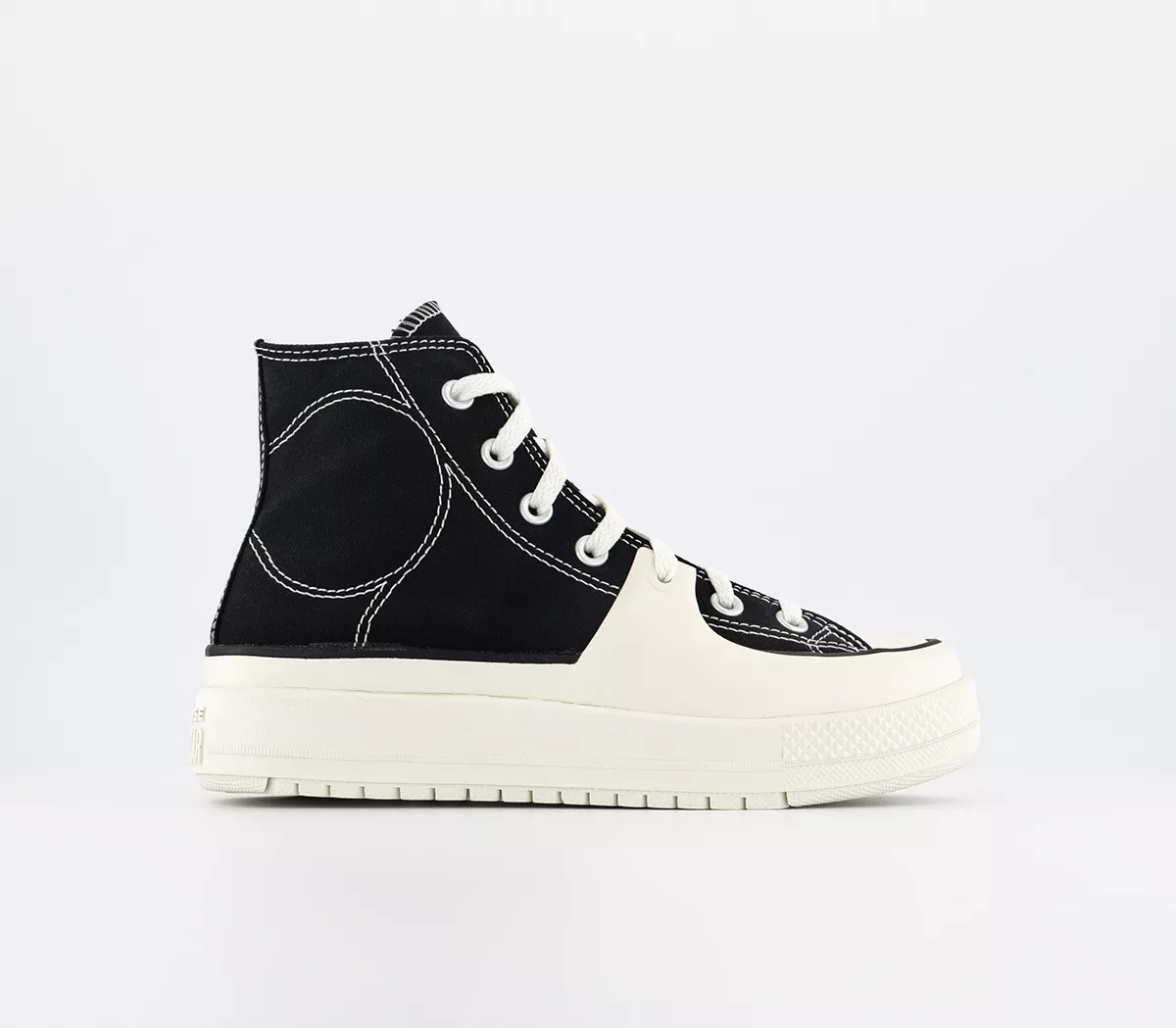 Converse Chuck Taylor All Star Construct Trainers  Black Vintage White Egret