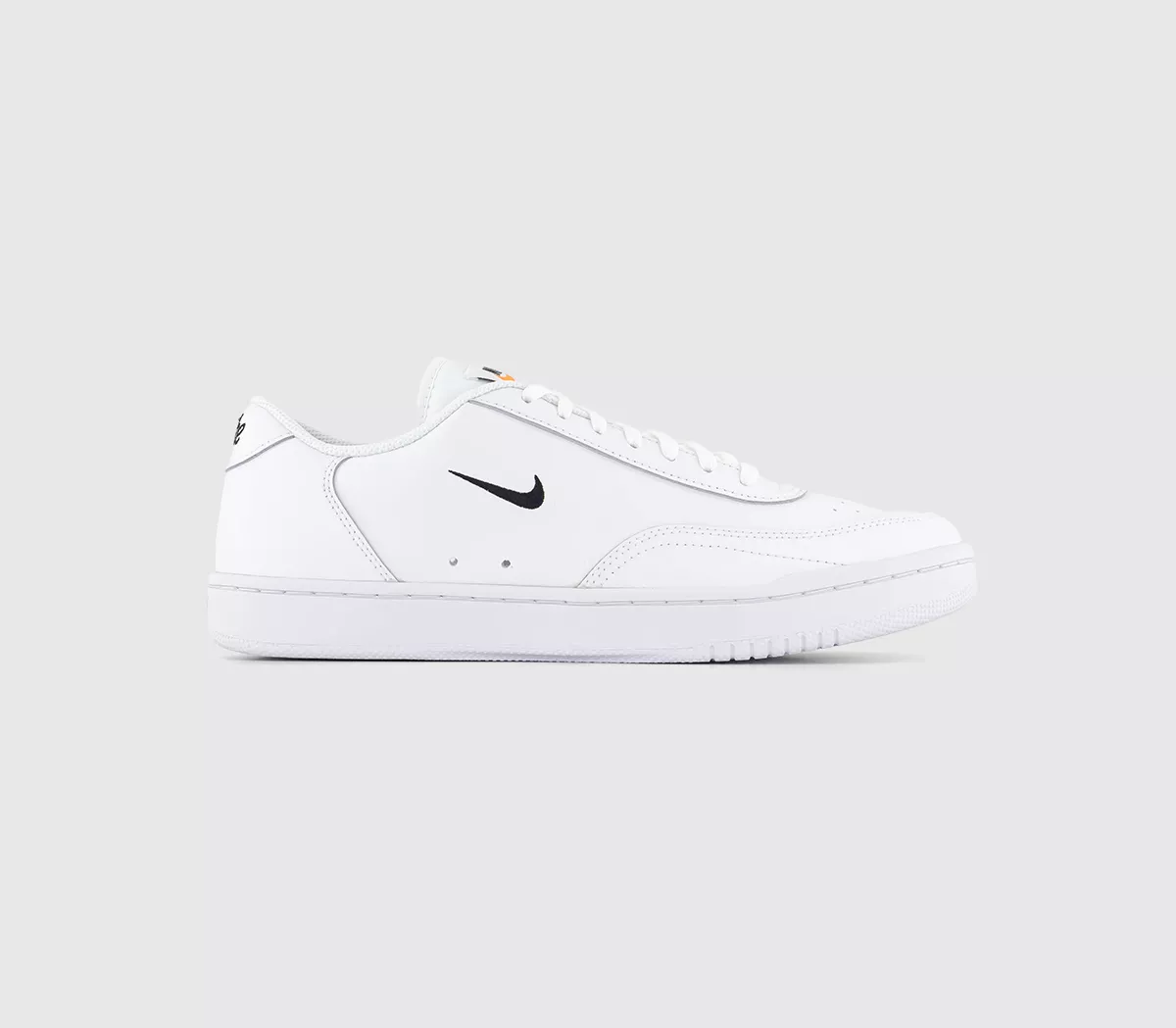 Nike Nike Court Vintage Trainers  White Black Total Orange