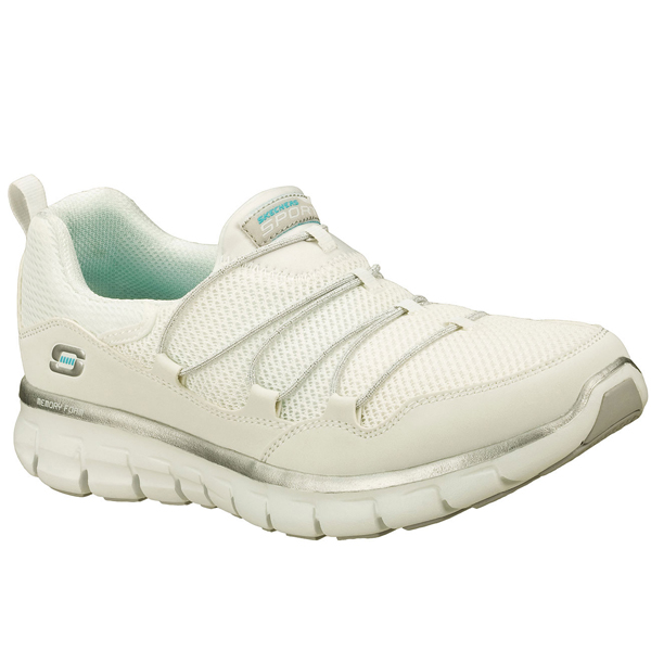 Skechers Women Synergy - Loving Life White/Silver