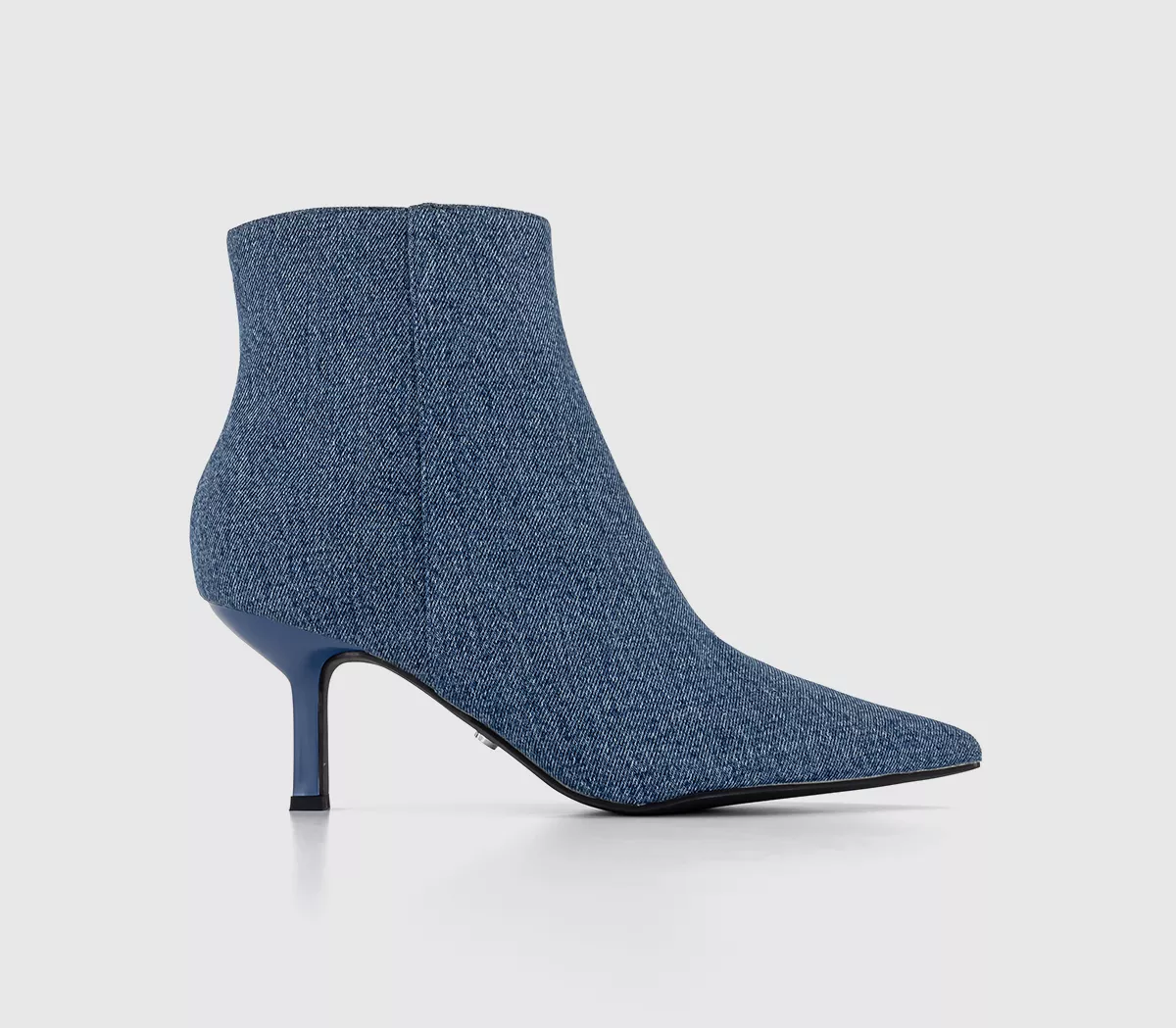 OFFICE Alara Point Stiletto Boots Denim