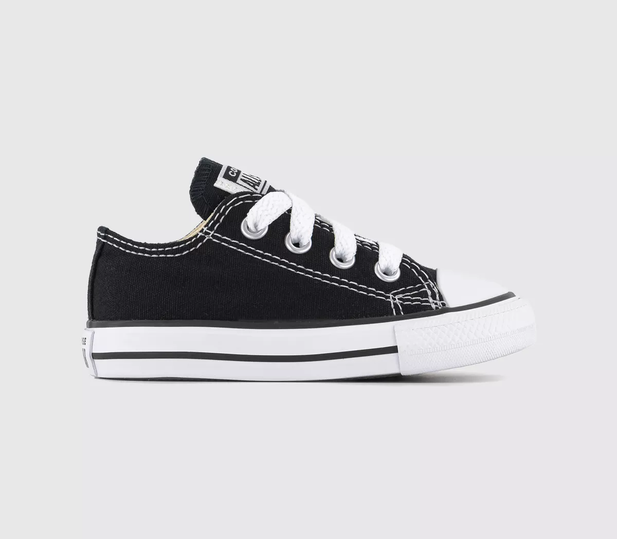Converse All Star Low Infant Trainers Black White
