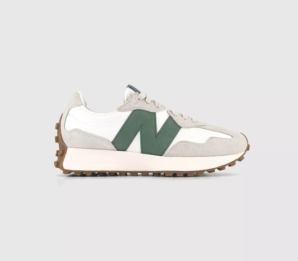 New Balance 327 Trainers Nori Offwhite Grey Green
