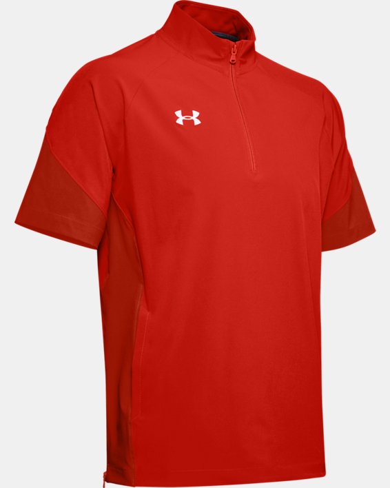 Men's UA Squad Coach's Short Sleeve  Zip