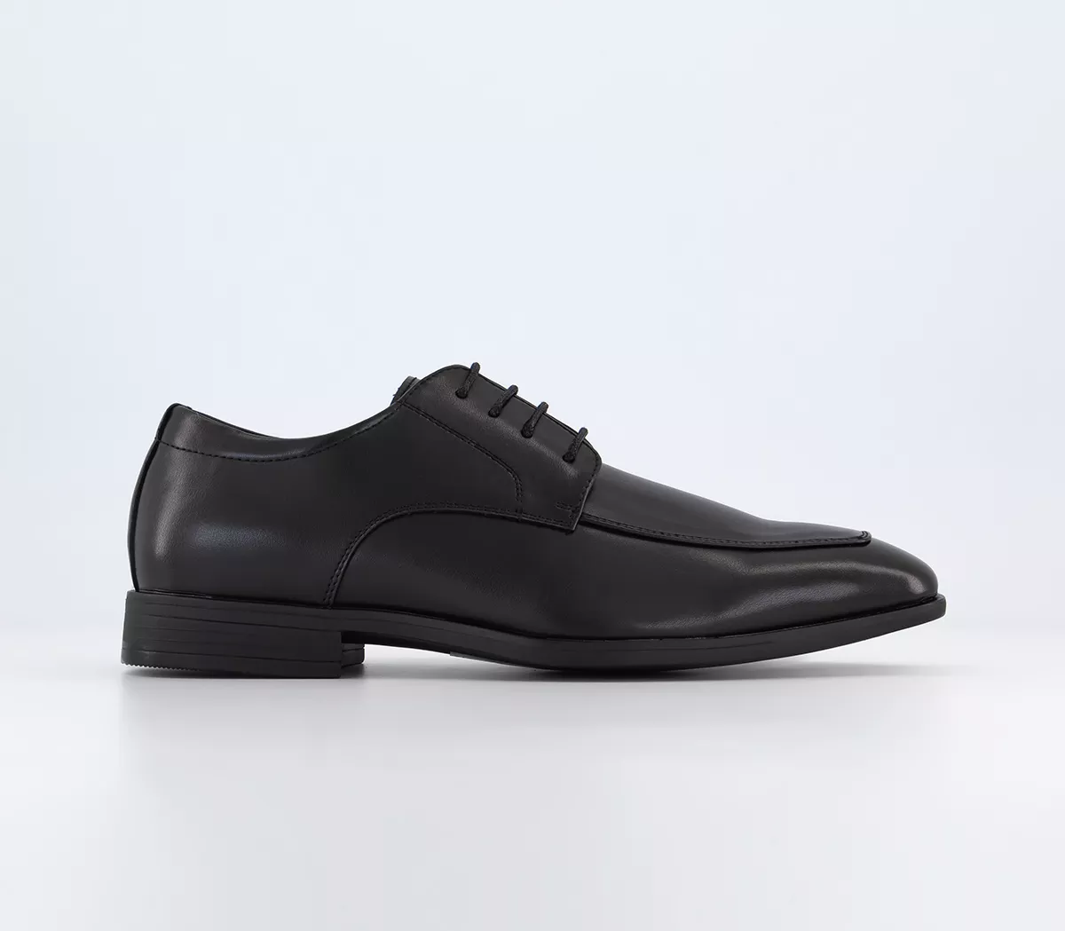 OFFICE Mclean Stitched Apron Derby Shoes  Black