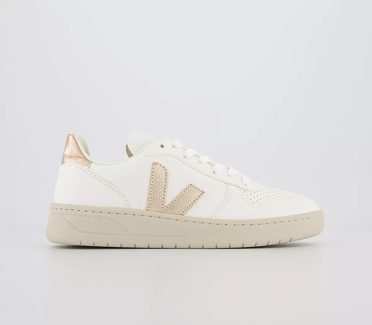 VEJA V-10 Trainers Extra White Platine F