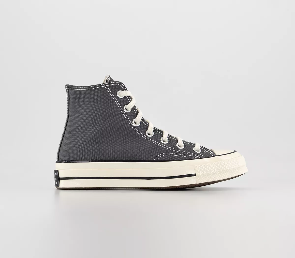 Converse All Star Chuck 70 Hi Trainers  Iron Grey Egret Black