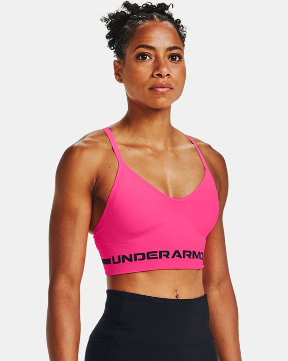 Women's UA Seamless Low Long Heather Sports Bra