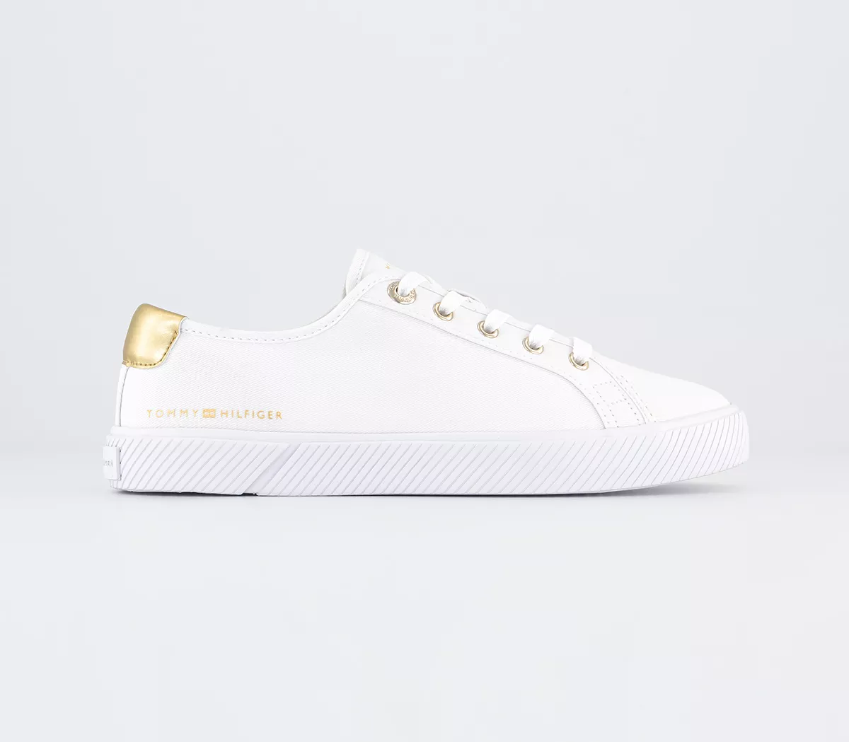 Tommy Hilfiger Lace Up Vulc Sneakers White